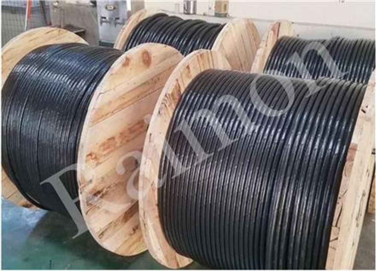کابل ارت فولادی 19 رشته 50 روکشدار اتصال به زمین