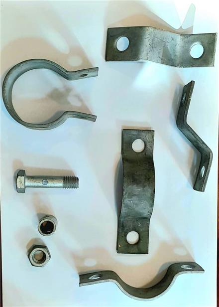 بست لوله و اتصالات فلزی گالوانیزه