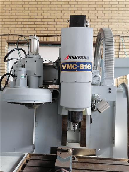 فرز cnc سه محور جانفورد با قابلیت نصب محور چهارم