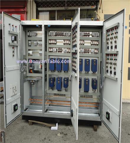 طراحی و ساخت انواع تابلوهای کنترل (plc,درایو,HMI)