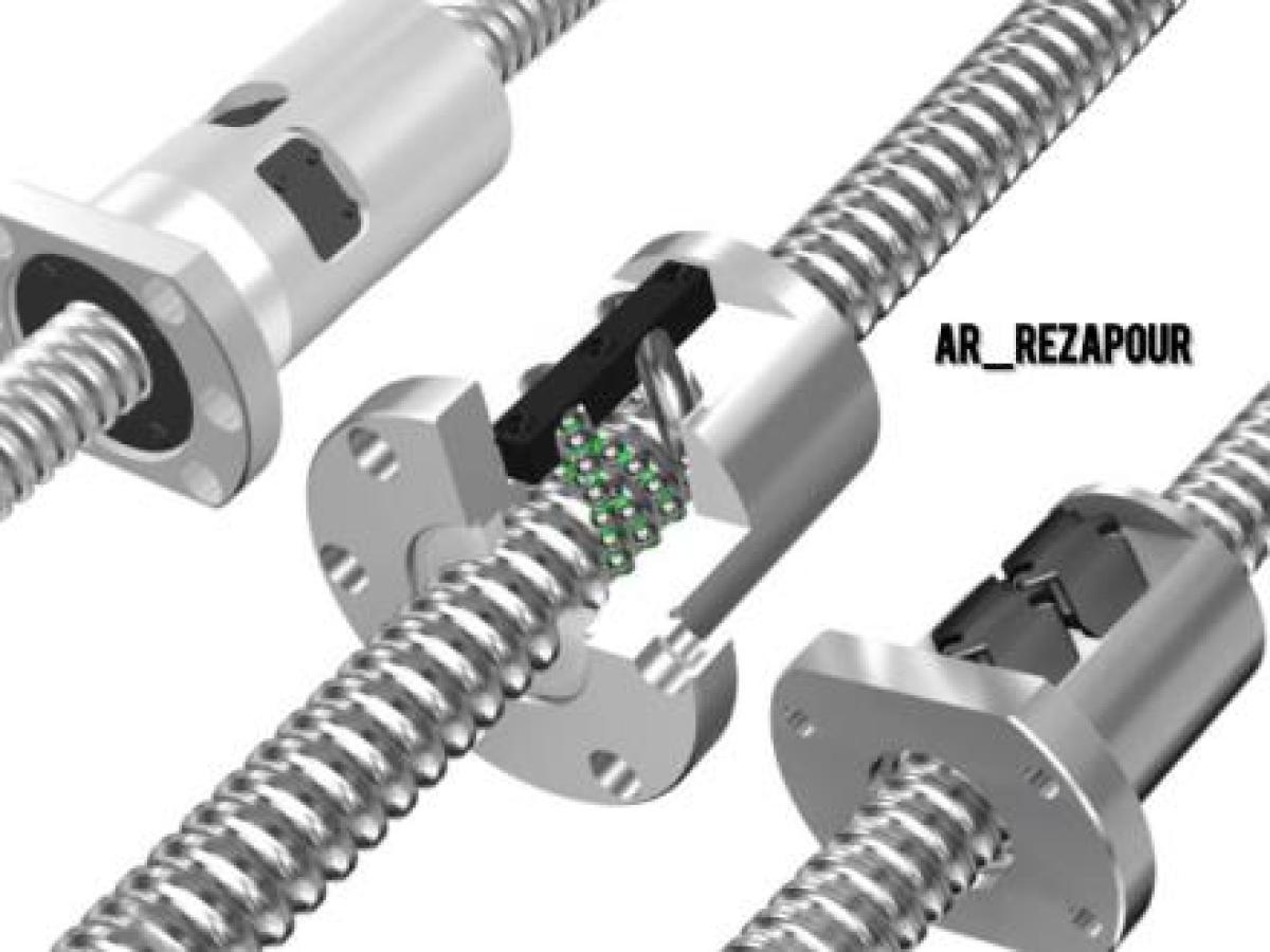 بال اسکرو روسی و چینی ball screw .قطعات CNC