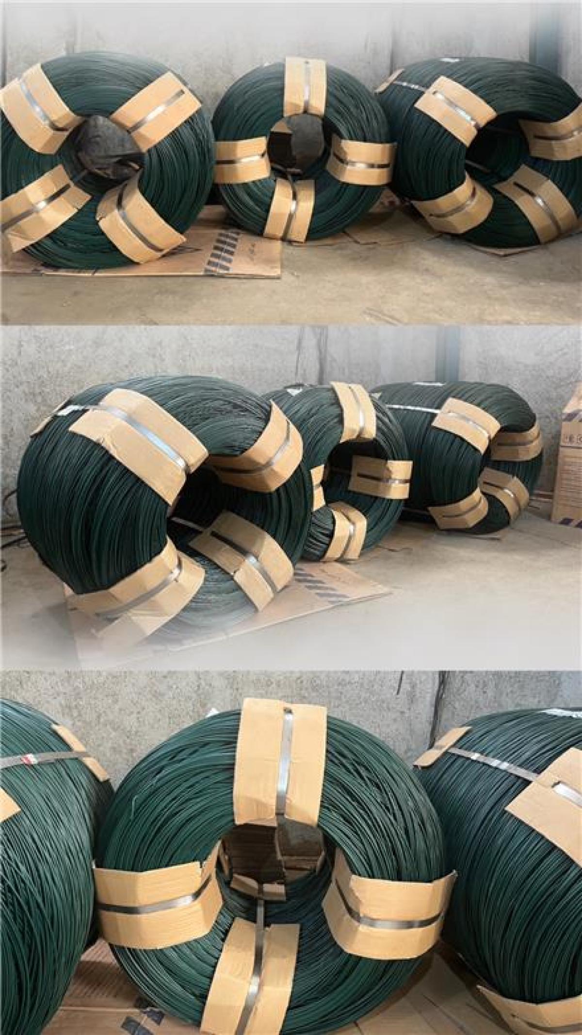 سیم مفتول روکشدار pvc پی وی سی پلاستیک