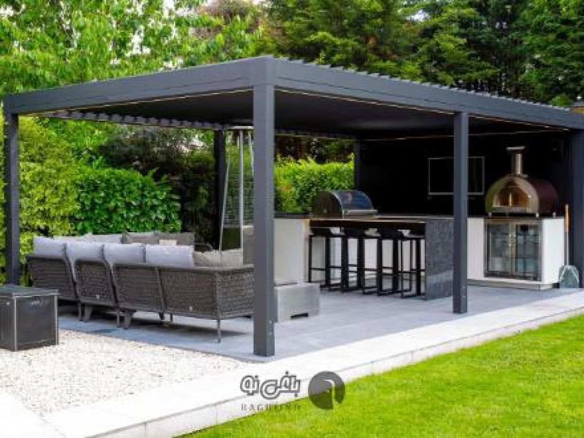 آلاچیق فلزی مدرن تنکابن