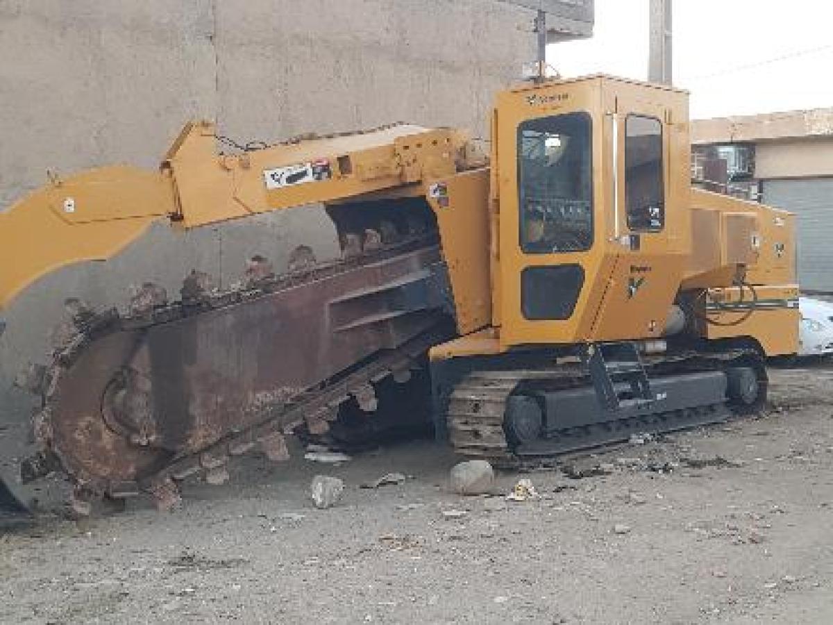 ترنچر حفاری کانال خاک گاز ترینچر ورمرو t850